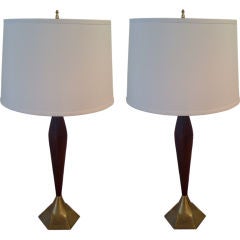Pair of Fifties Laurel Table Lamps