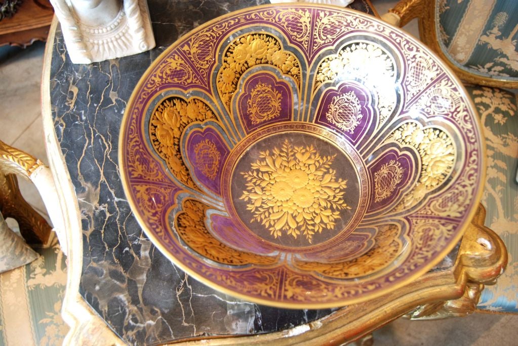 Beautifully Decorated Murano Glass Bowl