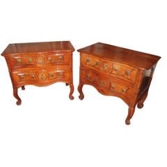 Near Pair 18th Century Commodes