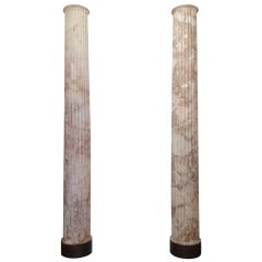 Pair of Classical Marble Columns