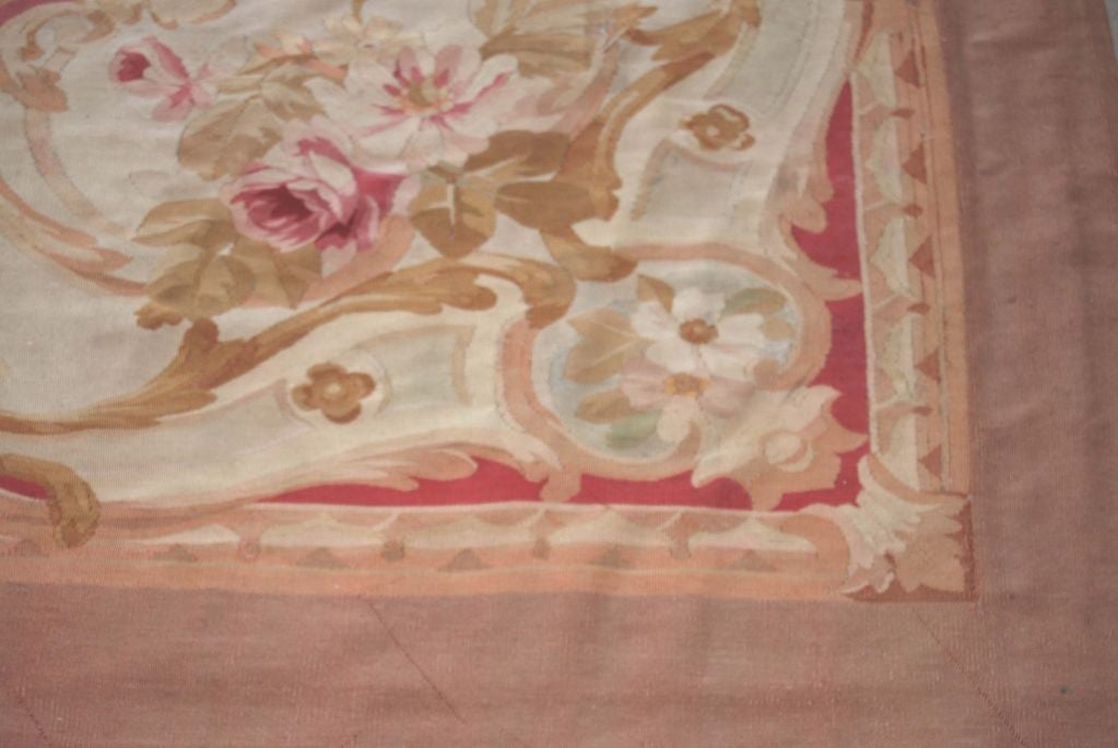 French 19th c. Aubusson Rug For Sale