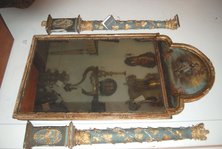 18th c. Trumeau Mirror