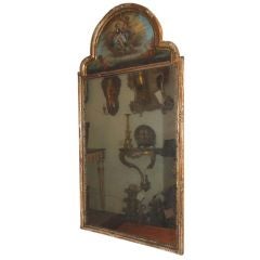 18th c. Trumeau Mirror