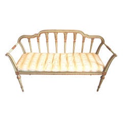 19th c Painted Bench