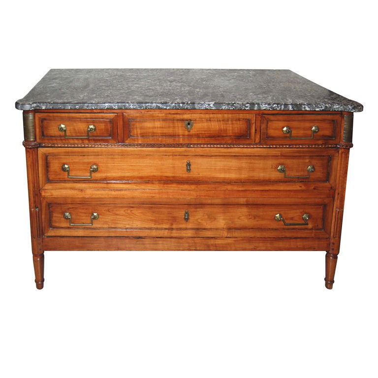 18thc Walnut Directoire Commode For Sale