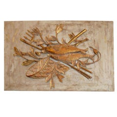 18th c. Giltwood Trumeau Trophy