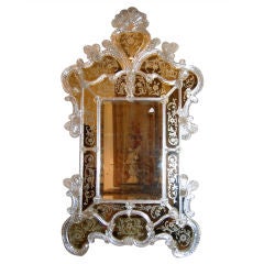 Large 19th c  Venetian Mirror