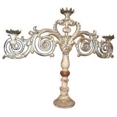 19thc. Silverwood Candlestick 9