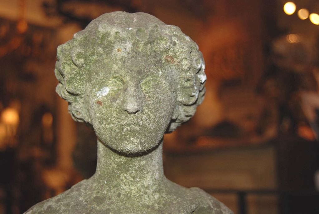 18thc. Limestone Statue of Moses