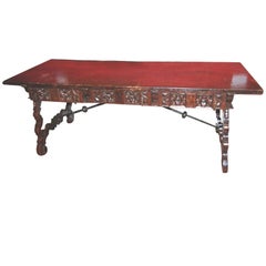 Antique 17thc. Iberian Desk