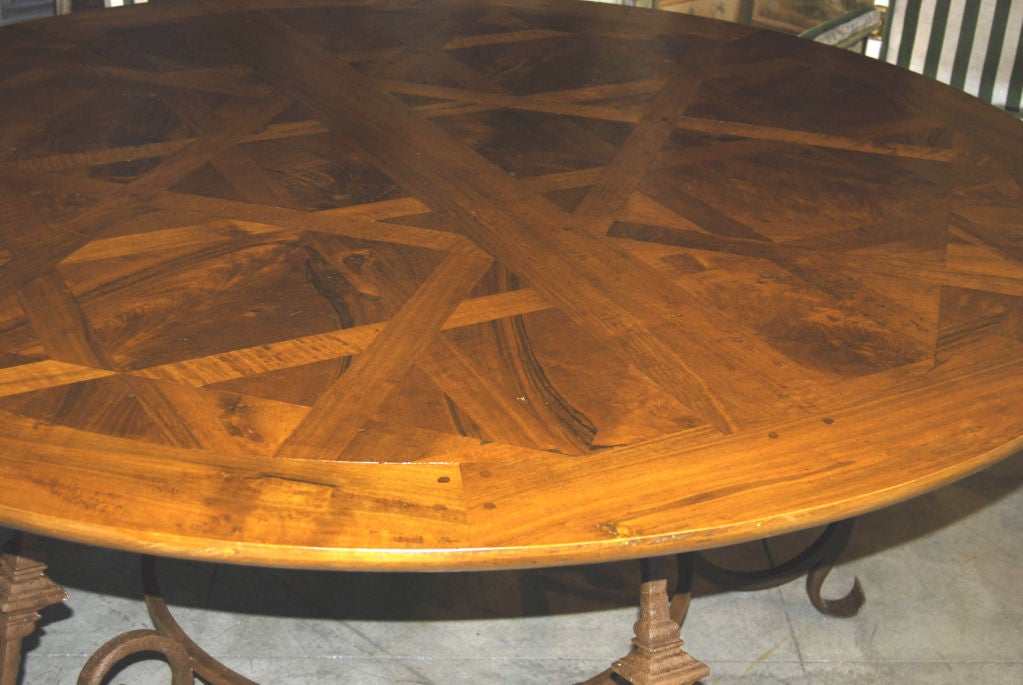 Parquet de Versaille Round Dining Table