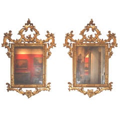 Pair 18th c. Venetian Mirrors