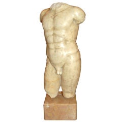 19th c. Marble Torso