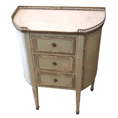 19th c. Petit Painted Commode
