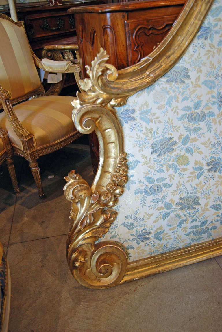 Italian Carved and Gilded Venetian Headboard