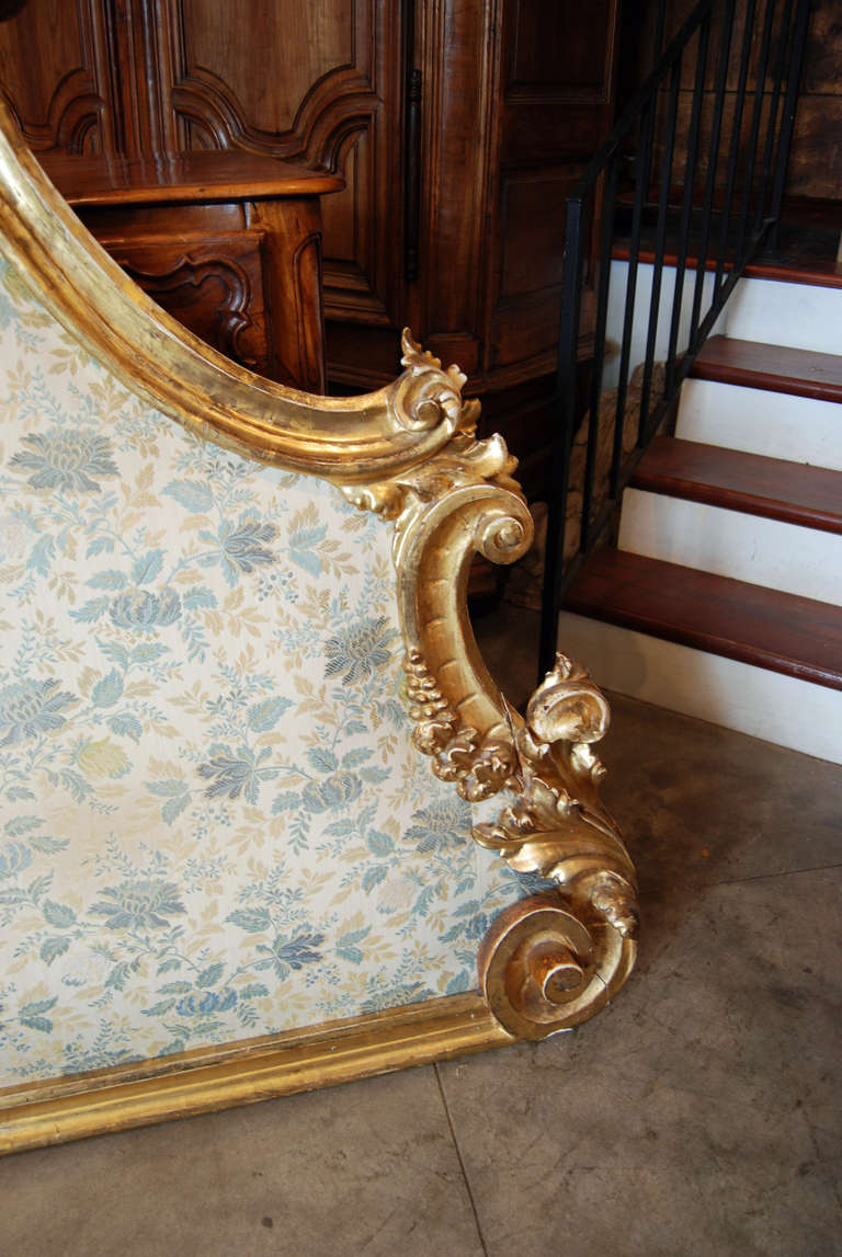 Carved and Gilded Venetian Headboard In Good Condition In New Orleans, LA