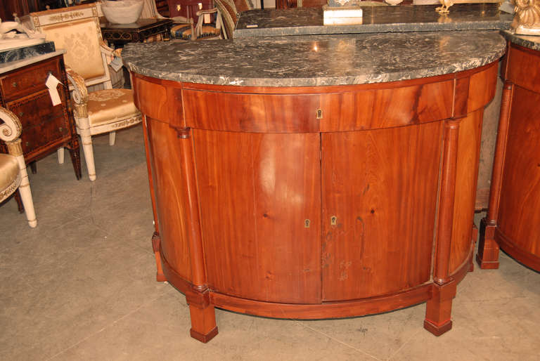 Pair of Period Directoire walnut buffets.