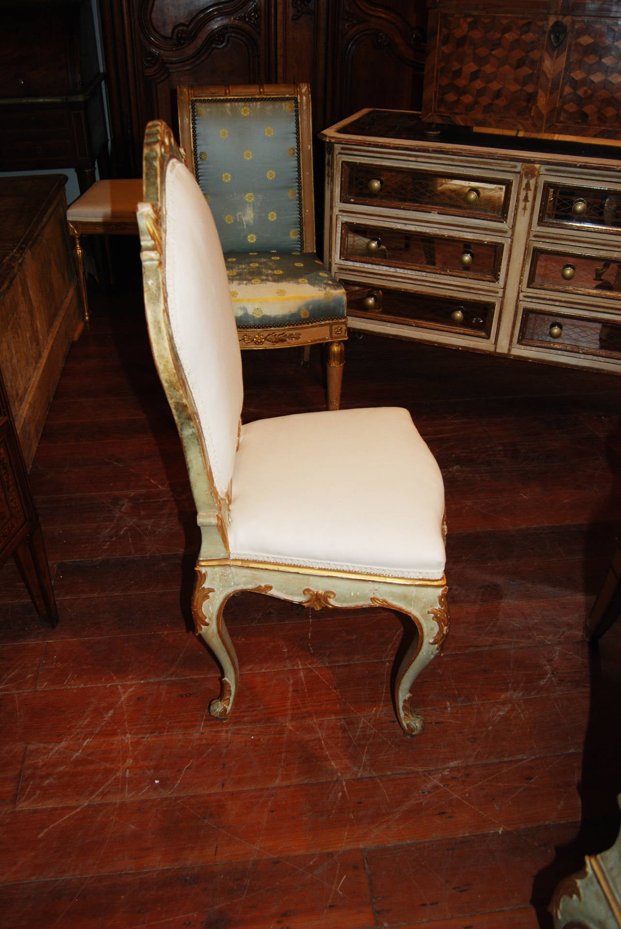 Set of 8 19thc. Ventian Chairs In Good Condition In New Orleans, LA
