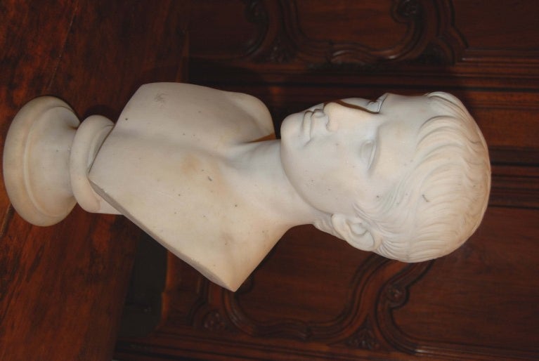 French 19thc. Marble Caesar