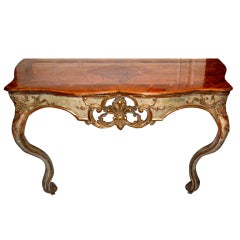 Exceptional 18th c. Venetian Console
