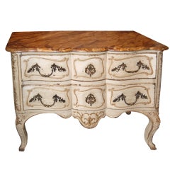 XIXe siècle Commode italienne peinte