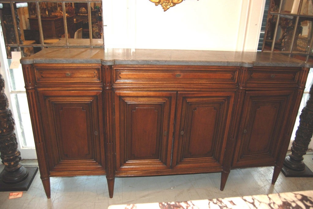 19thc Walnut Enfilade