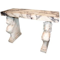 Exceptional 19thc. Marble Console 9