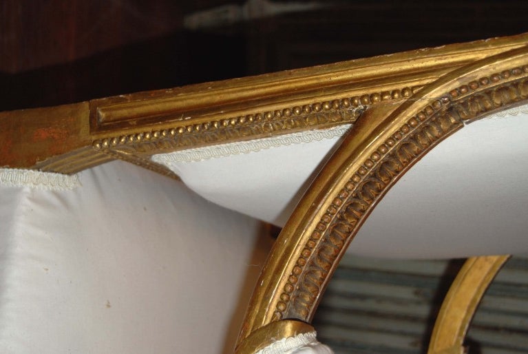 19th Century Pair 19thc. Gilded Armchairs