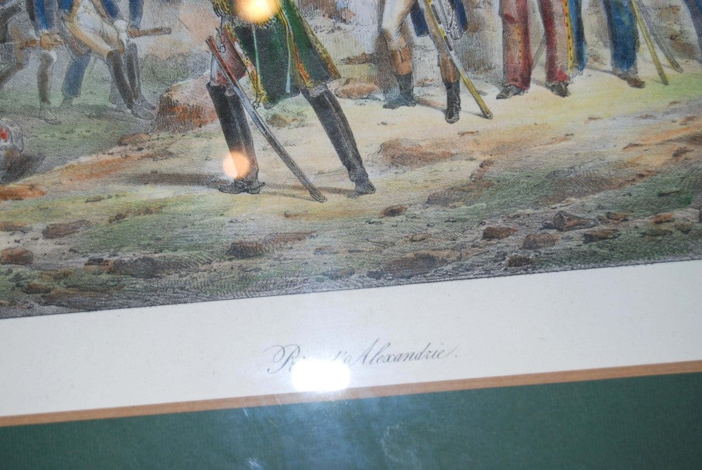 Set of Nine Napoleon Etchings