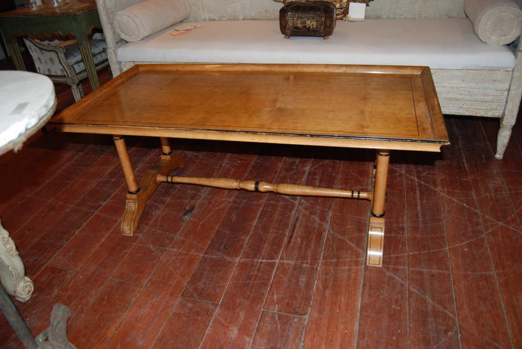 Belle Epoch Biedermeier Low Table In Good Condition For Sale In New Orleans, LA