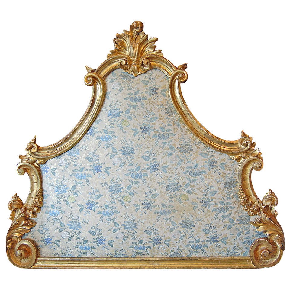 Carved and Gilded Venetian Headboard