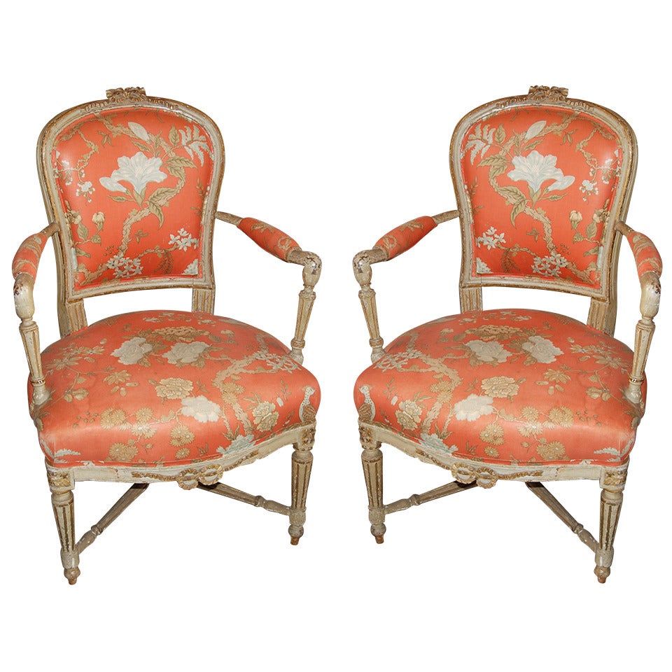 Pair of 18th Century Provincial Chairs