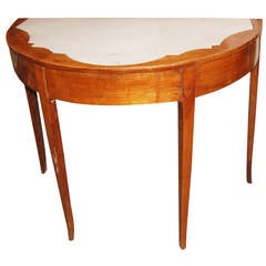 19th Century Italian Directoire Demilune Console 3