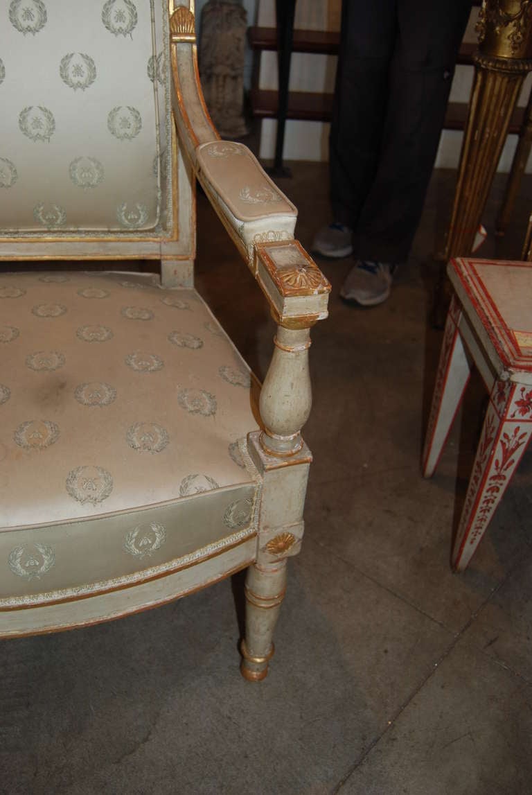 Wood Period Louis XVI Armchair For Sale