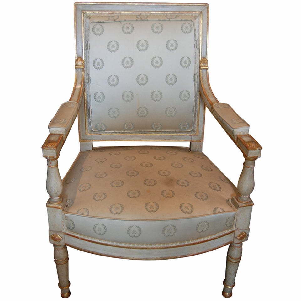 Period Louis XVI Armchair For Sale