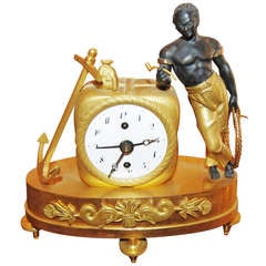 Period Empire Sauvage Miniature Clock 1