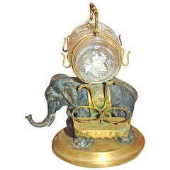 19th Century Bronze Liquor Stand 12