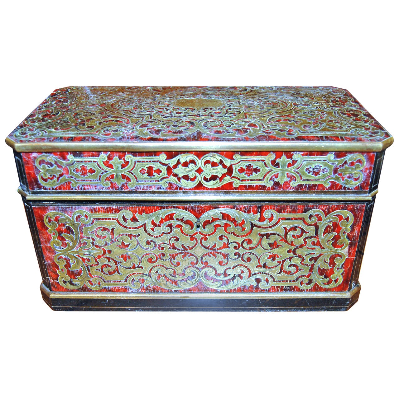 19th Century Boulle Tea Caddy