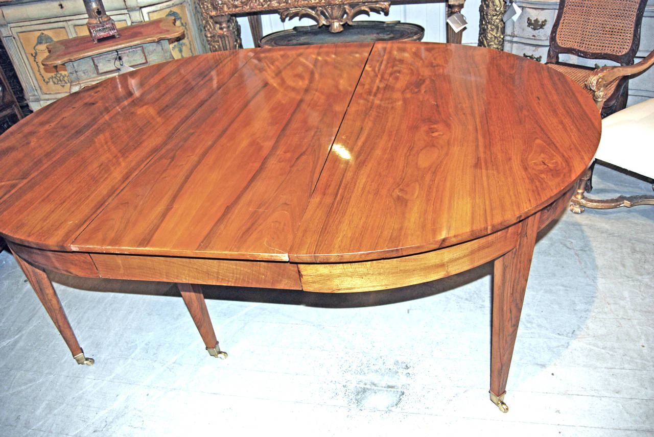 French 18th Century Directoire Pearwood Dining Table