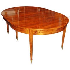 18th Century Directoire Pearwood Dining Table