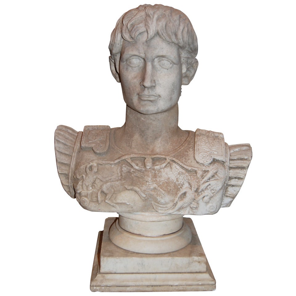 19thc Marble Bust