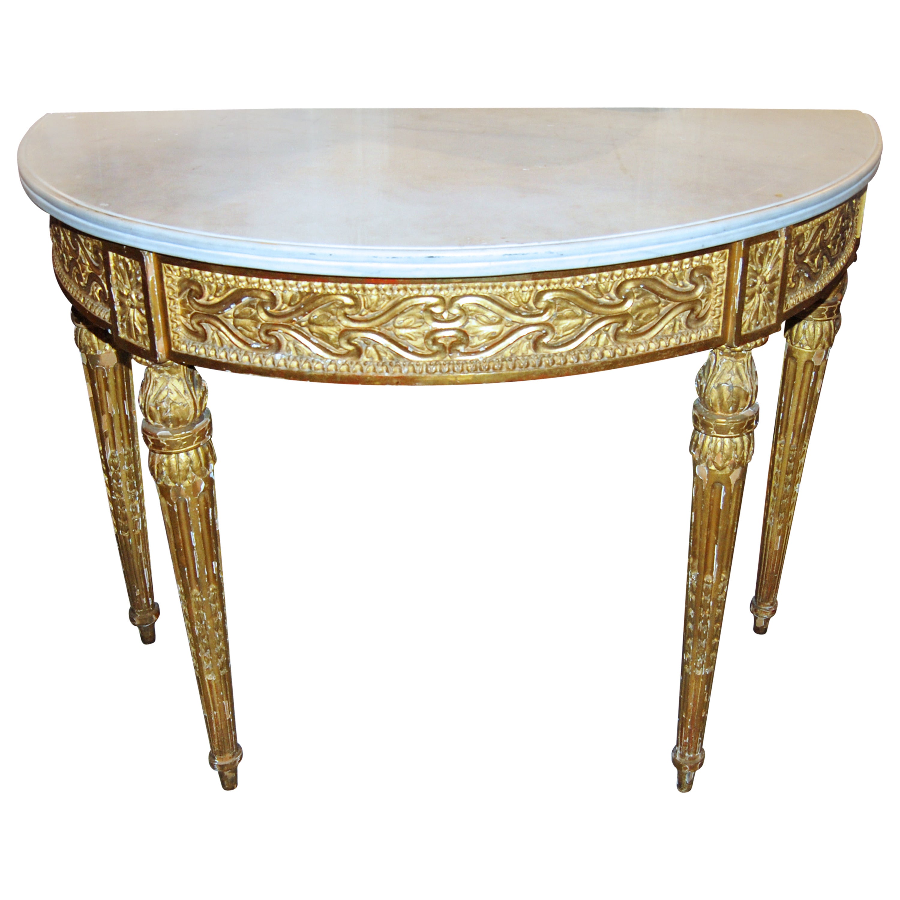 Table console Louis XVI du 18ème siècle en vente