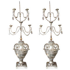 Pair of Silverwood Candelabras