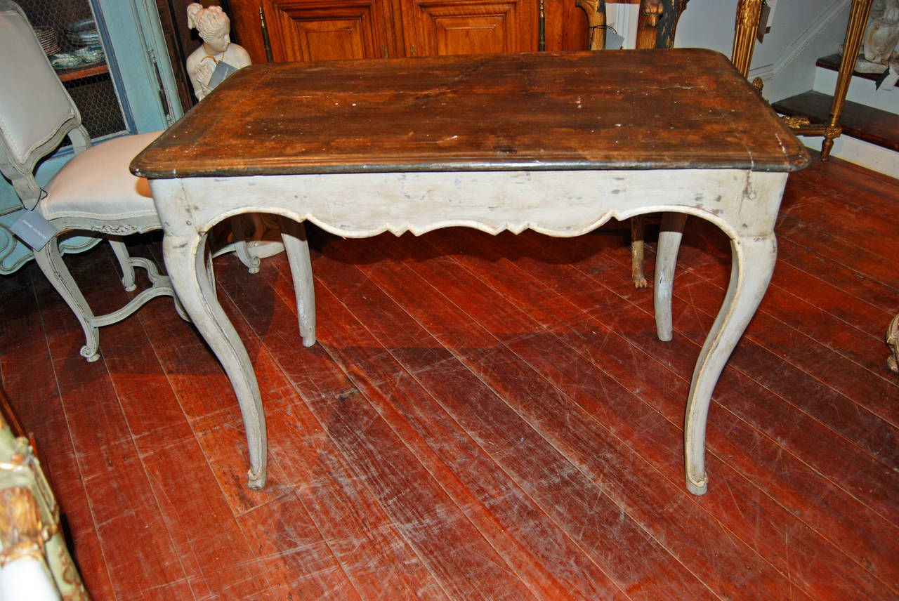 Early 20th Century Belle Epoch Painted Writing Desk