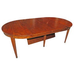 Period Directoire Walnut Extension Table