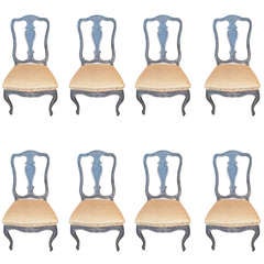 Set of 8 19thc. Chairs