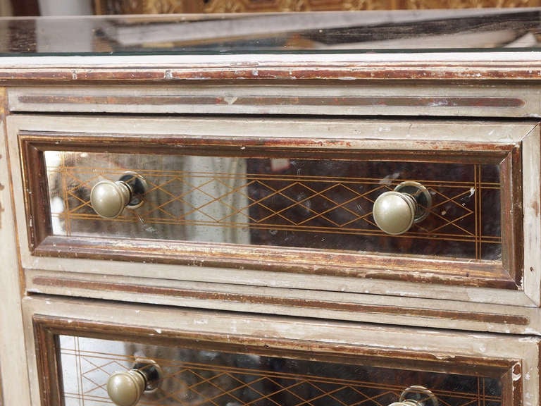 French Belle Epoch Mirrored Commode For Sale