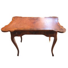 19th c. Italian Walnut Game Table