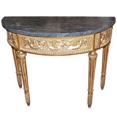 18th Century Giltwood Console