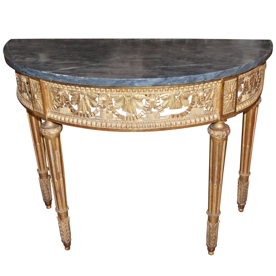 18th Century Giltwood Console For Sale